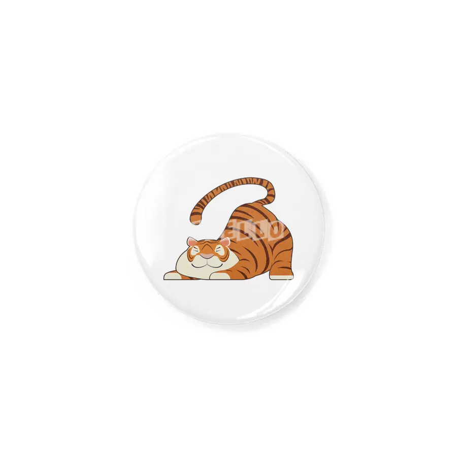 Tiger at Yoga Stretching Exercises Rozet