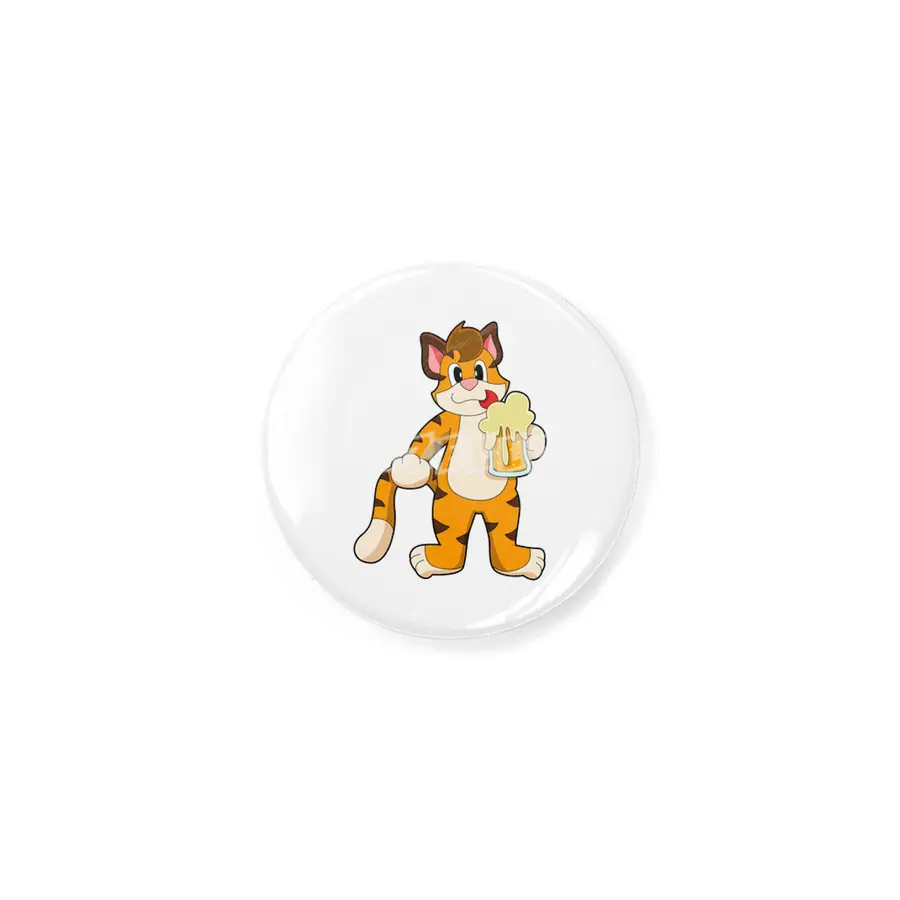 Tiger with Mug of Beer Rozet