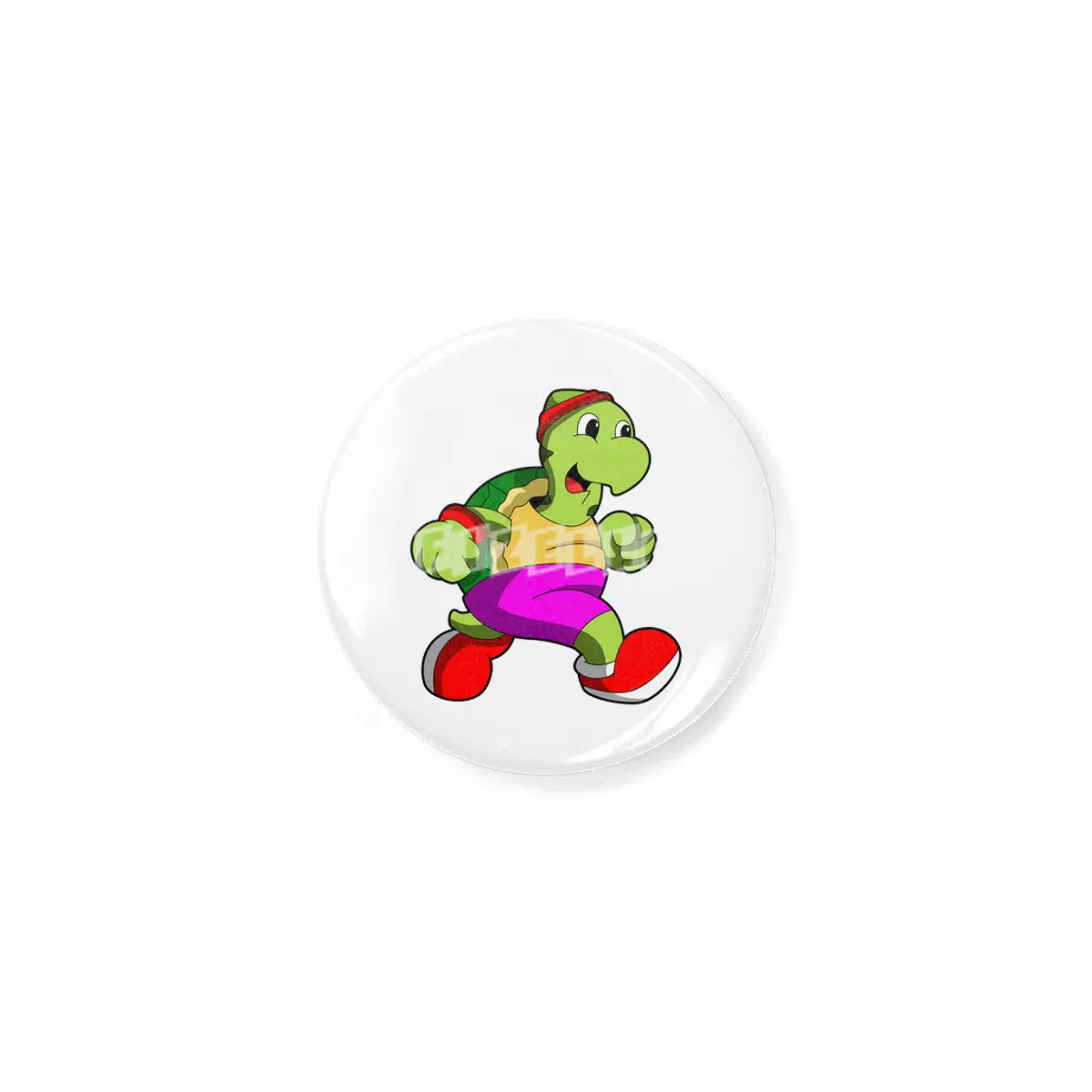 Turtle as Jogger with Headband Rozet