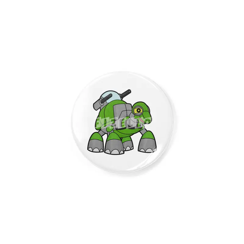 Turtle as Robot with Cannons Rozet