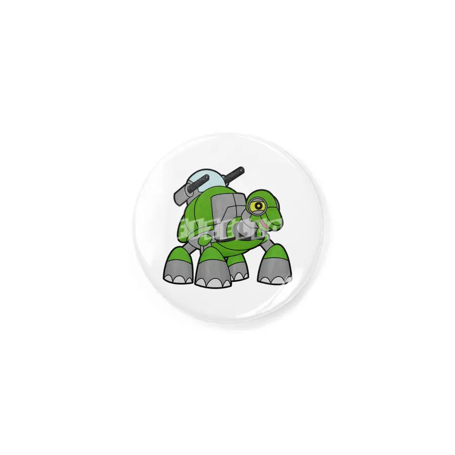 Turtle as Robot with Cannons Rozet
