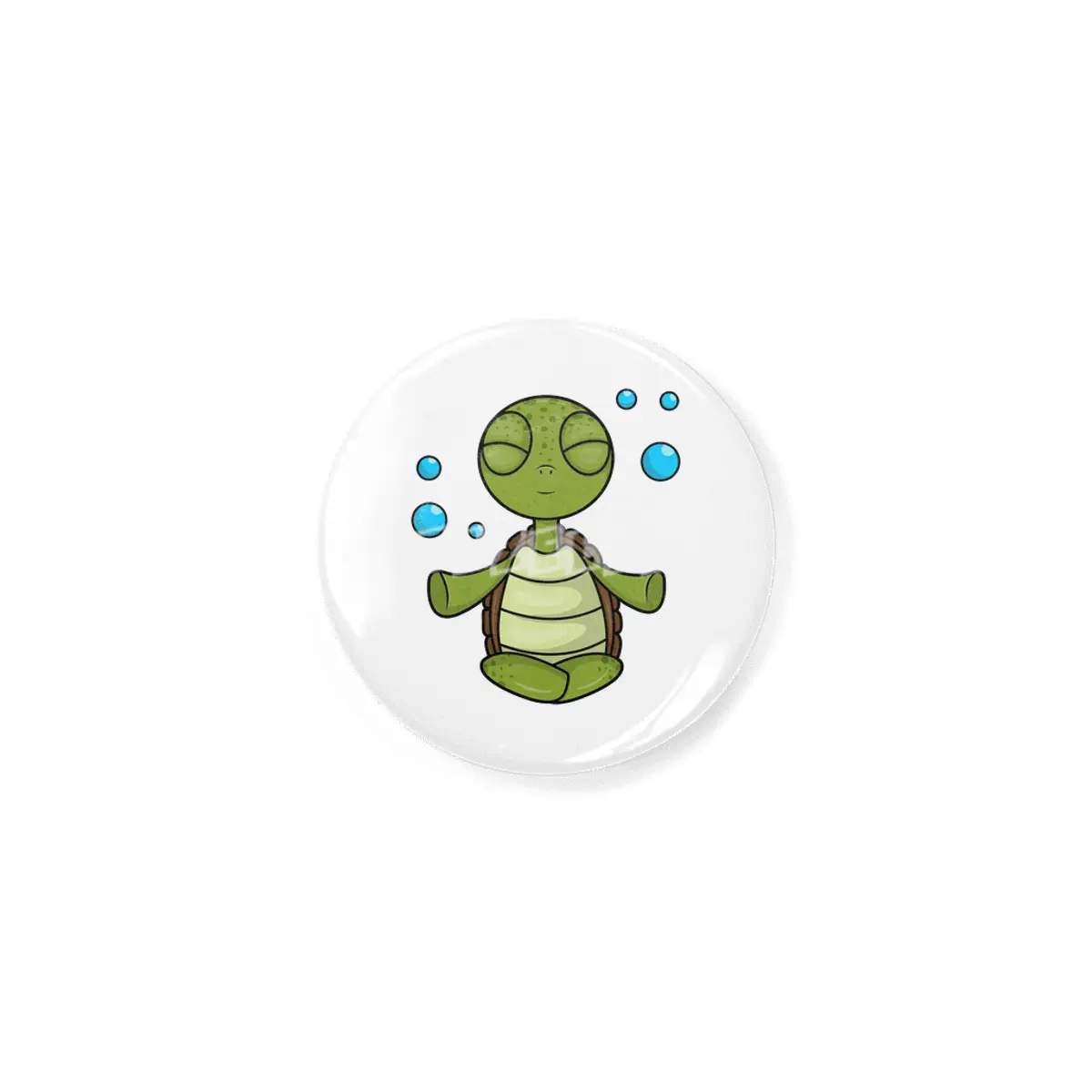 Turtle at Meditating in Sitting Rozet