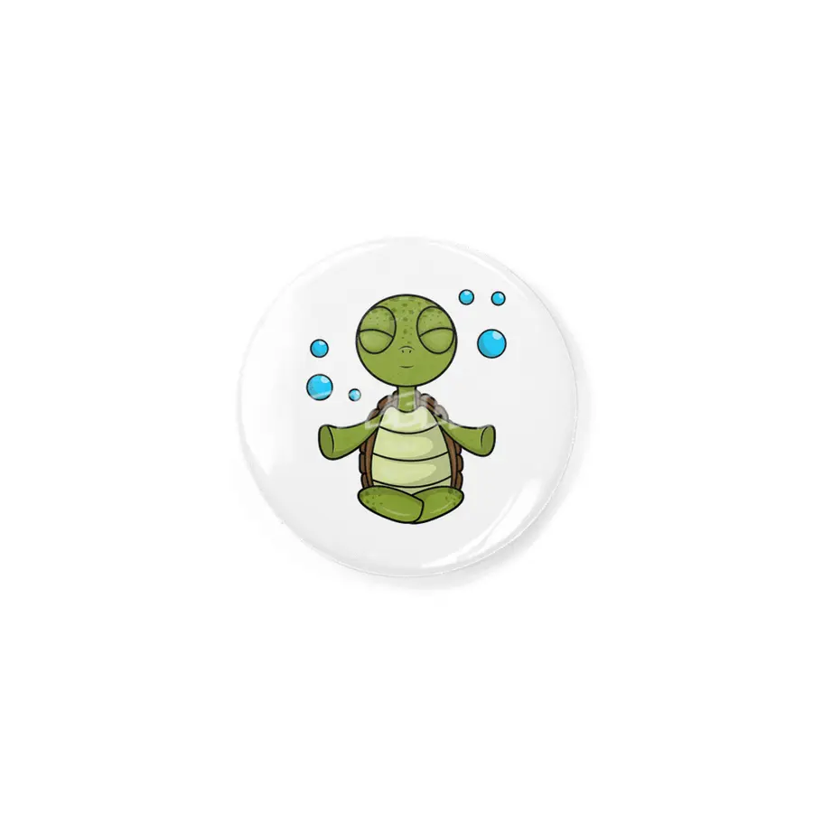 Turtle at Meditating in Sitting Rozet