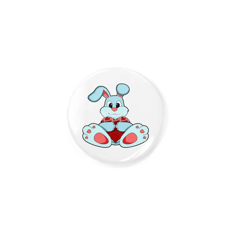 Rabbit with Heart Rozet