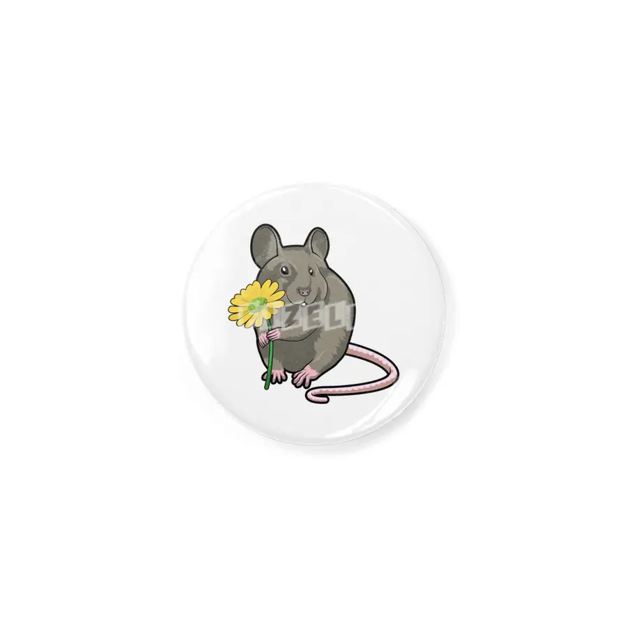 Rat with yellow Flower Rozet