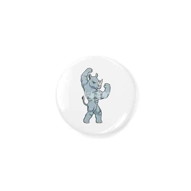 Rhino as Bodybuilder extreme Rozet