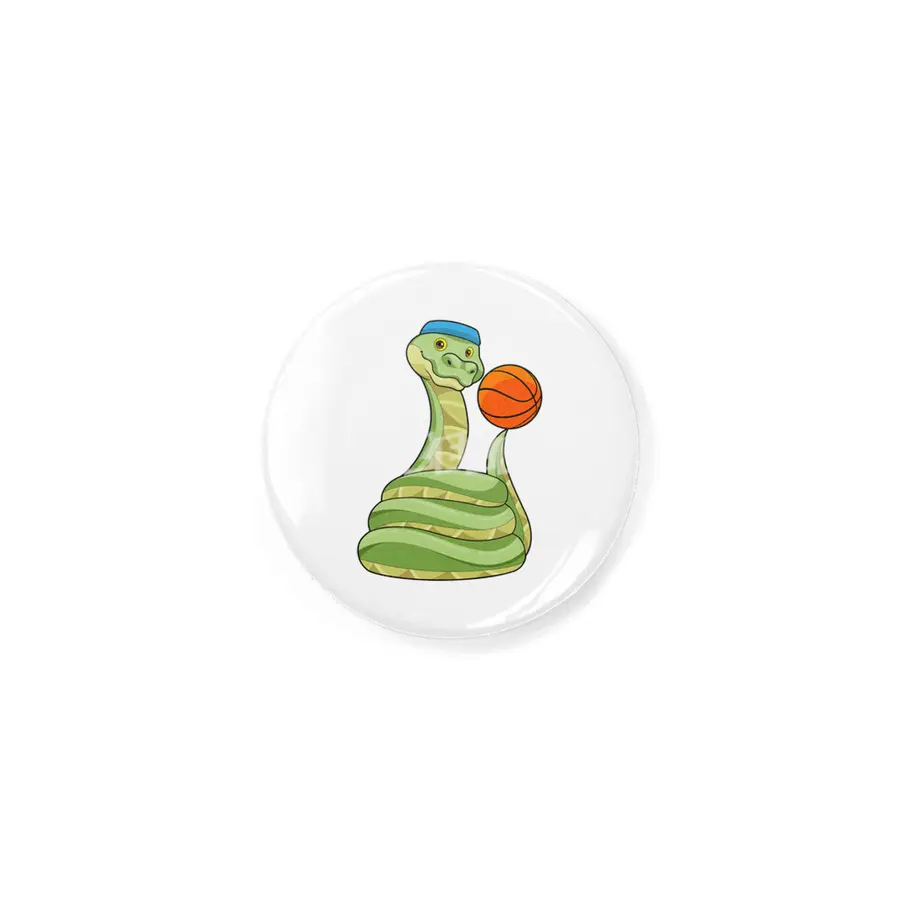 Snake at Basketball Sports Rozet