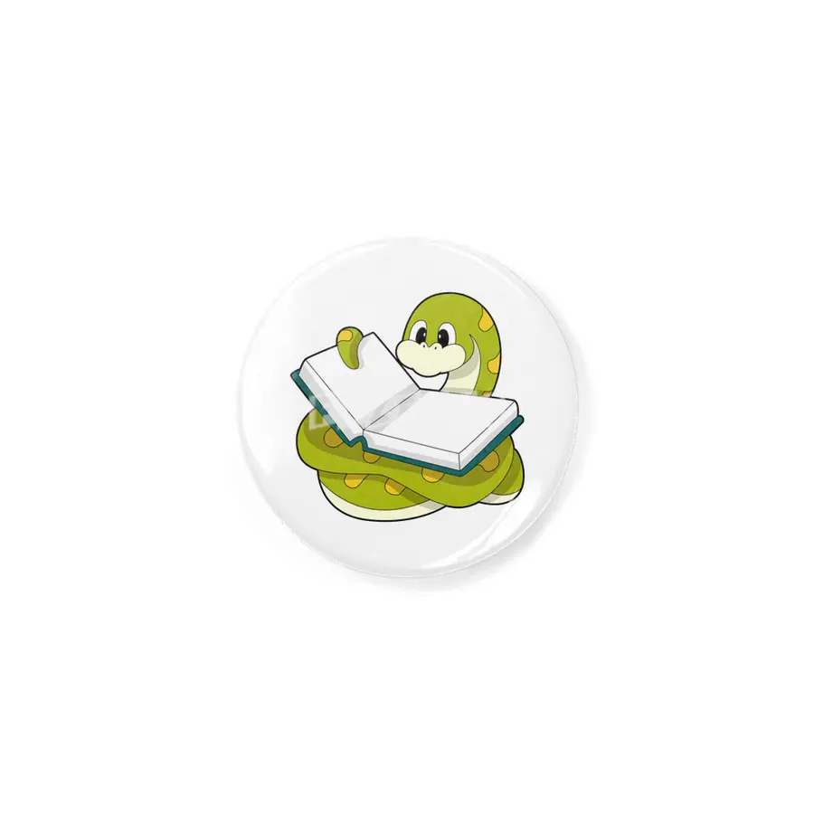 Snake at Reading with Book Rozet