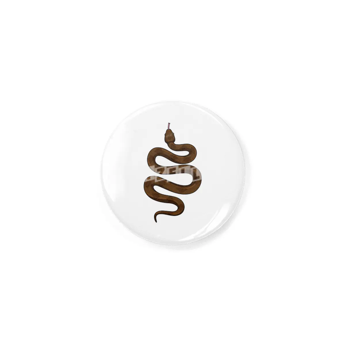 Snake with brown Stripes Rozet