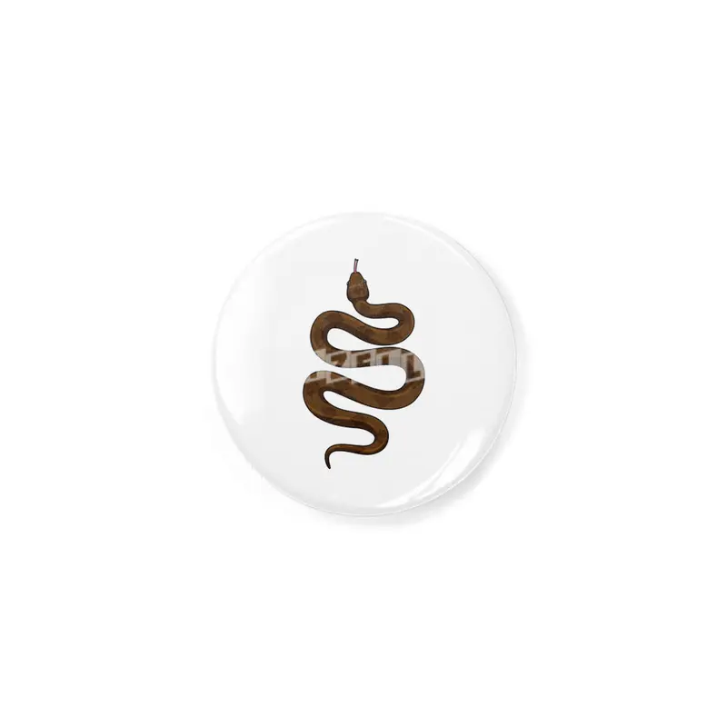 Snake with brown Stripes Rozet