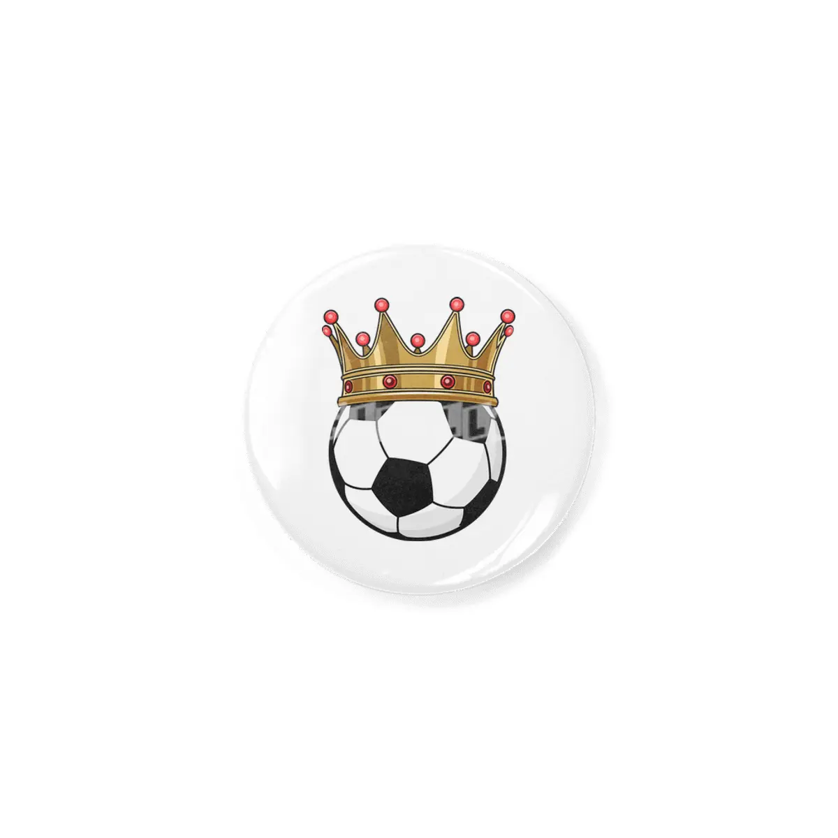 Soccer Crown King Rozet