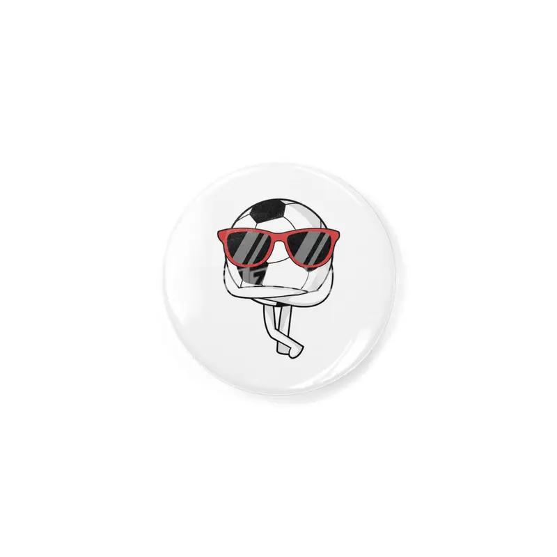 Soccer player with Sunglasses at Soccer Rozet