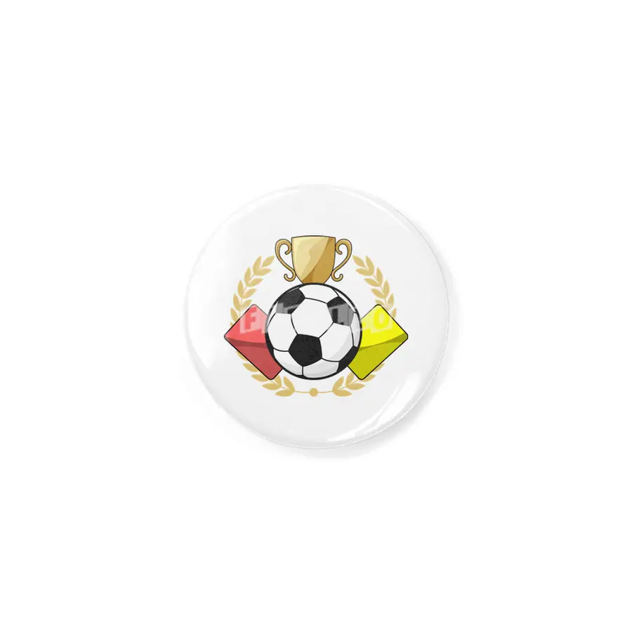 Soccer red & yellow card Trophy Rozet