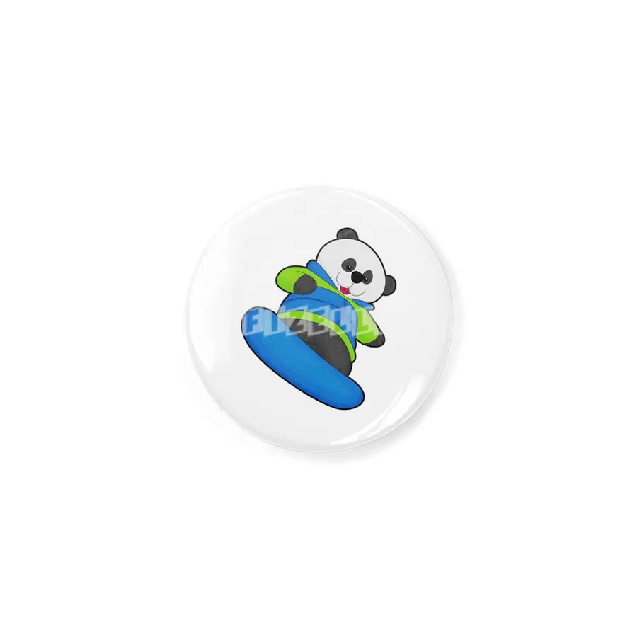 Panda as Snowboarder with Snowboard Rozet