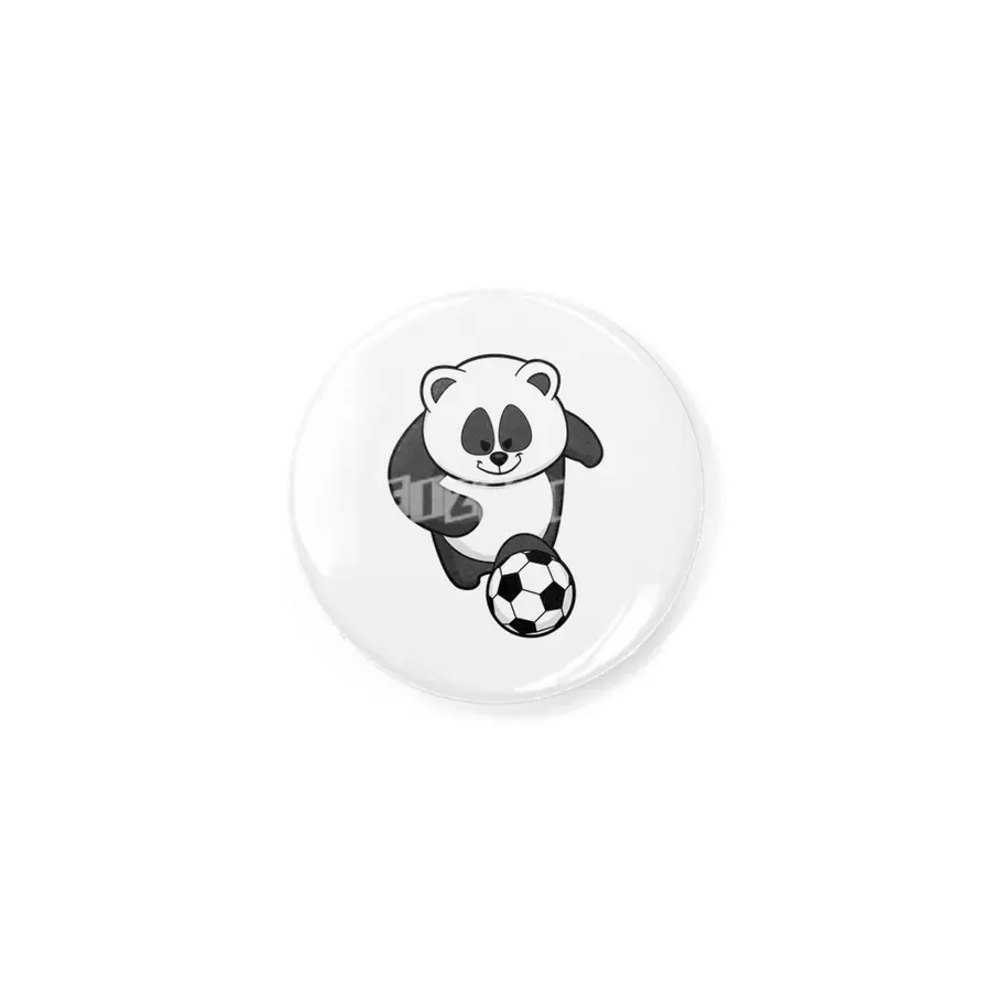 Panda as Soccer player at Soccer Rozet