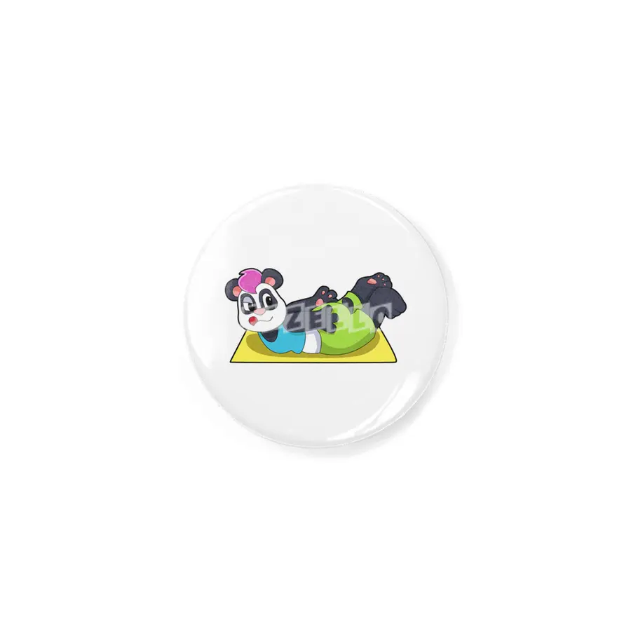 Panda at Yoga on Yoga mat Rozet