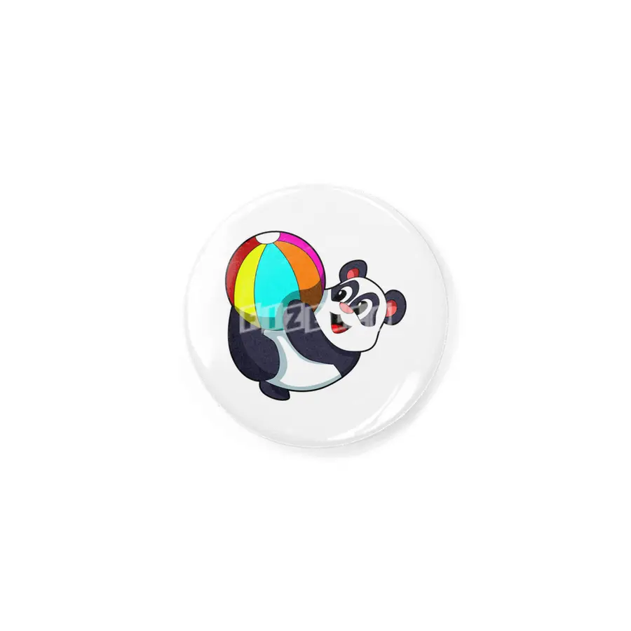 Panda with Beach ball Rozet