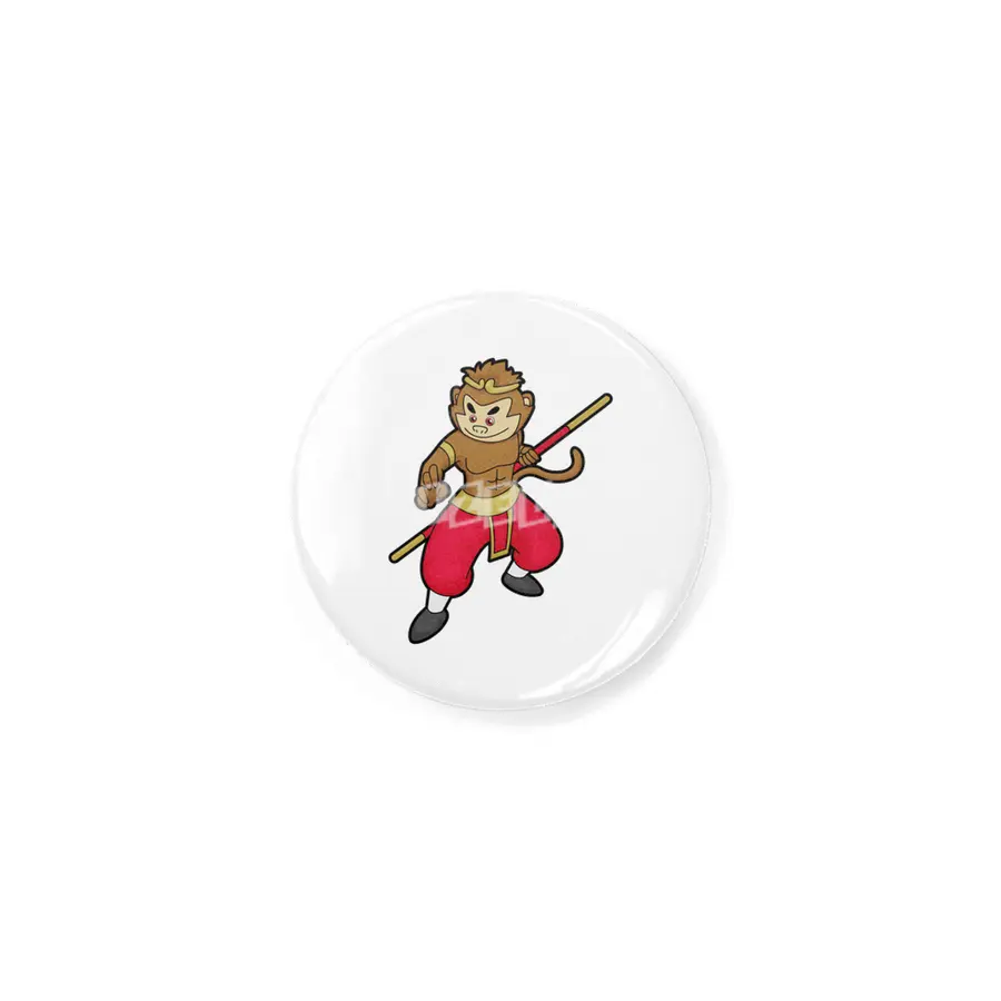 Monkey as Warrior with Staff & Headband Rozet