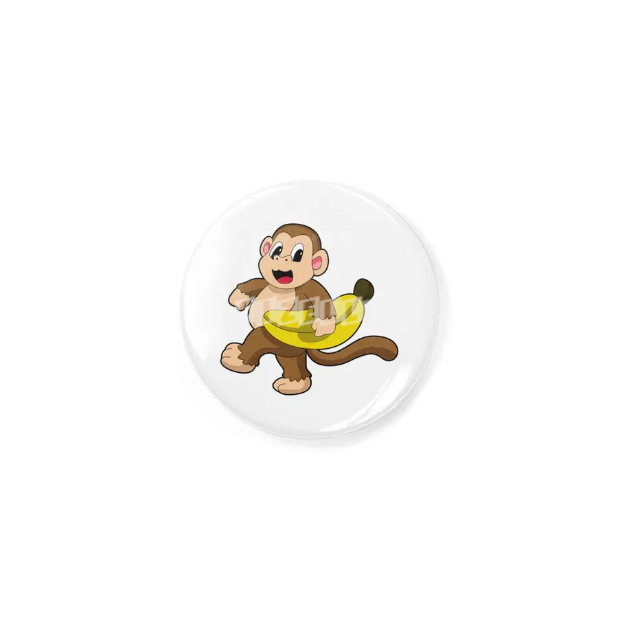 Monkey at Running with Banana Rozet