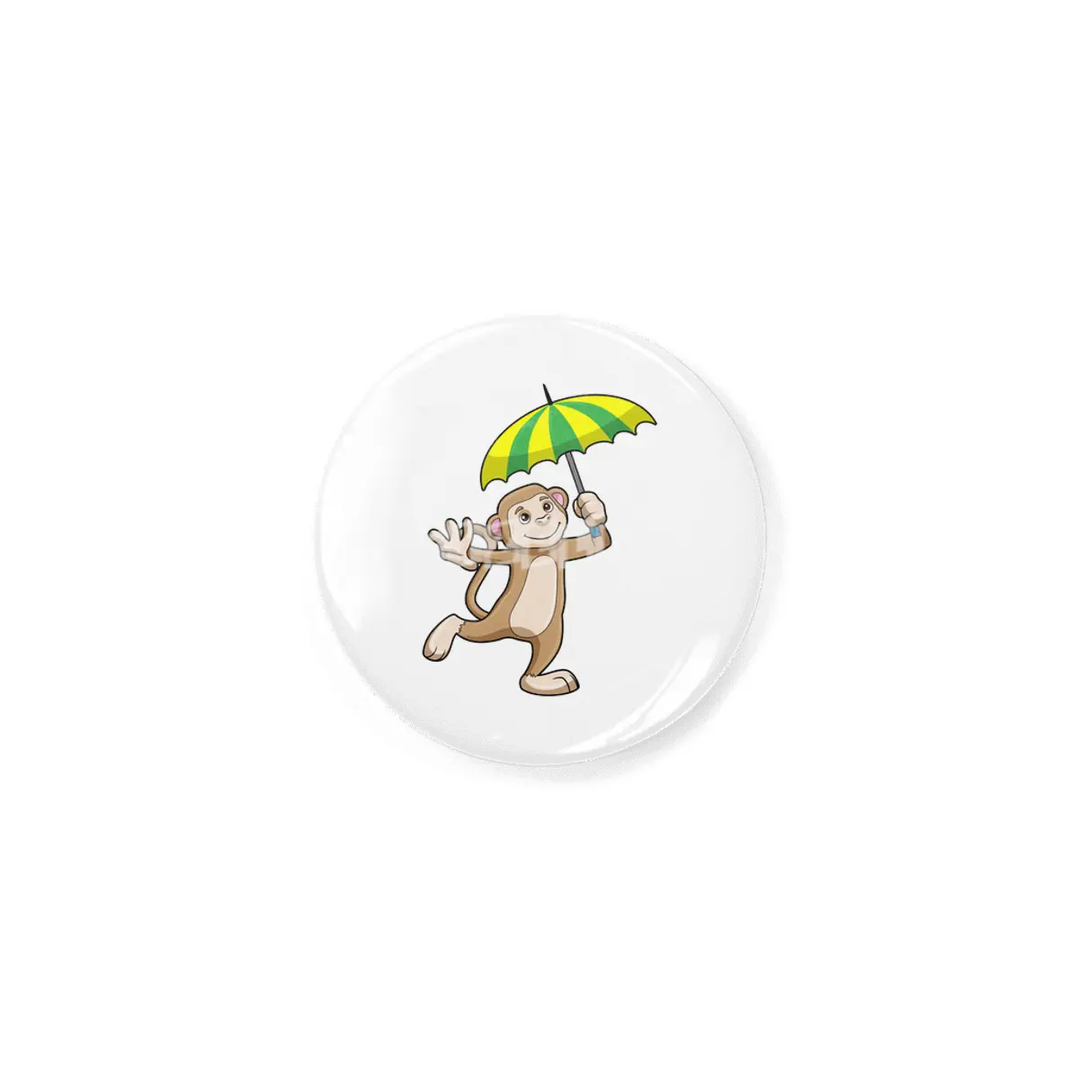 Monkey Rain Umbrella Rozet