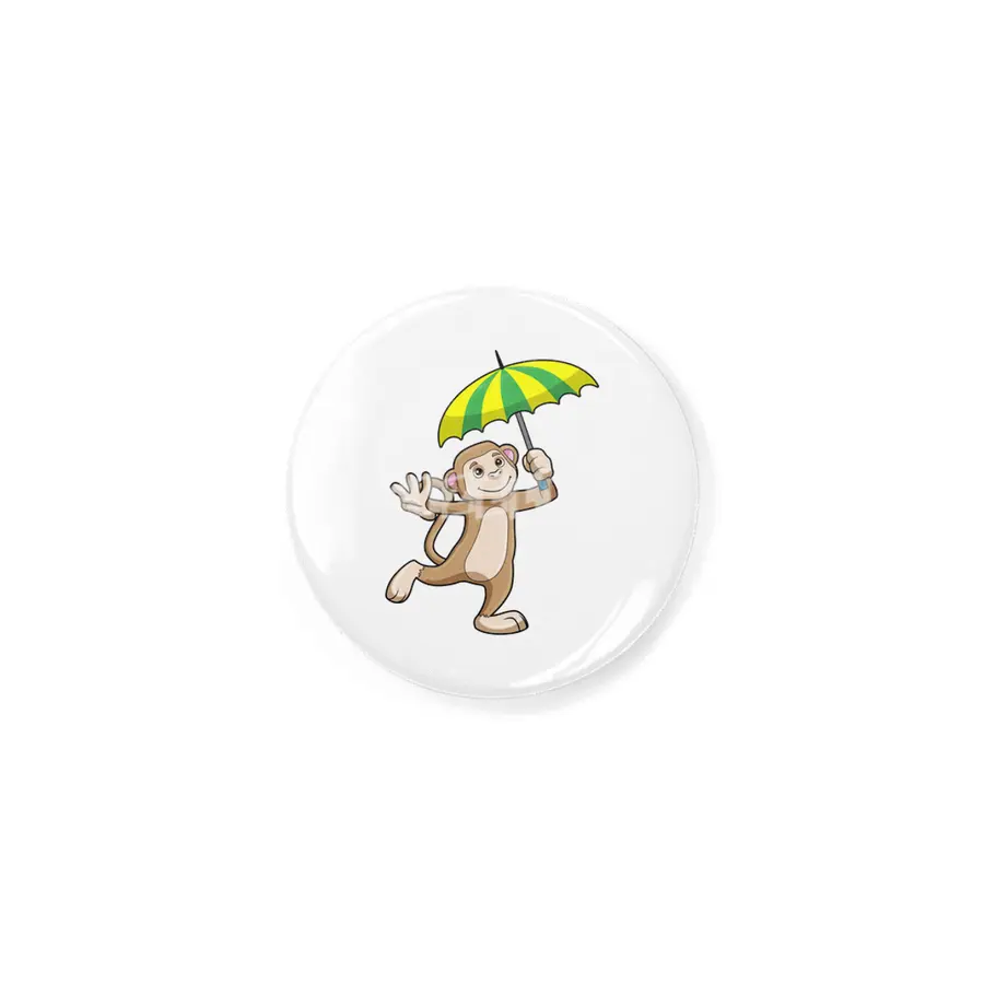 Monkey Rain Umbrella Rozet