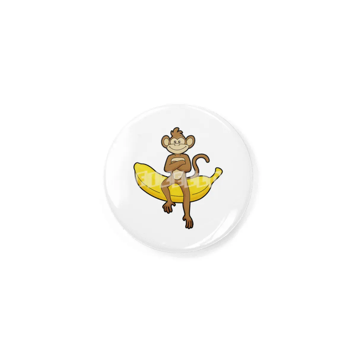Monkey with Banana Rozet