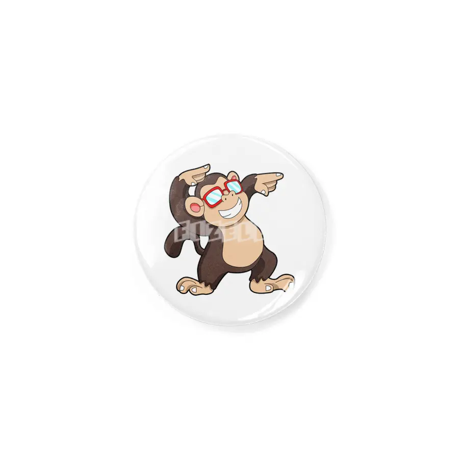 Monkey with Sunglasses Rozet