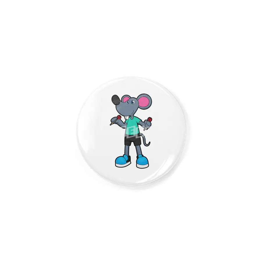 Mouse as Dart player with Darts Rozet