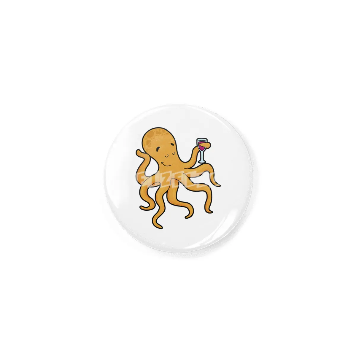 Octopus with Glass of Juice Rozet