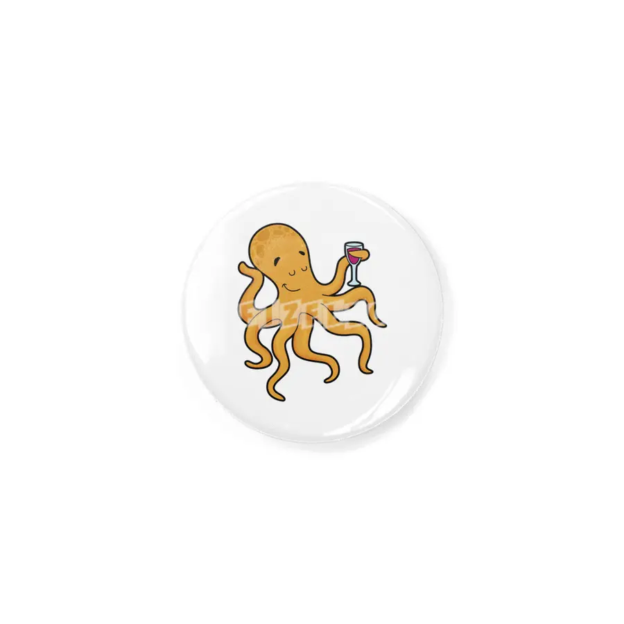 Octopus with Glass of Juice Rozet
