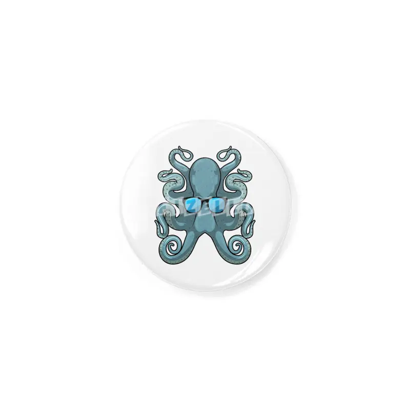 Octopus with Sunglasses Rozet