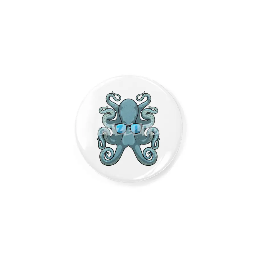 Octopus with Sunglasses Rozet