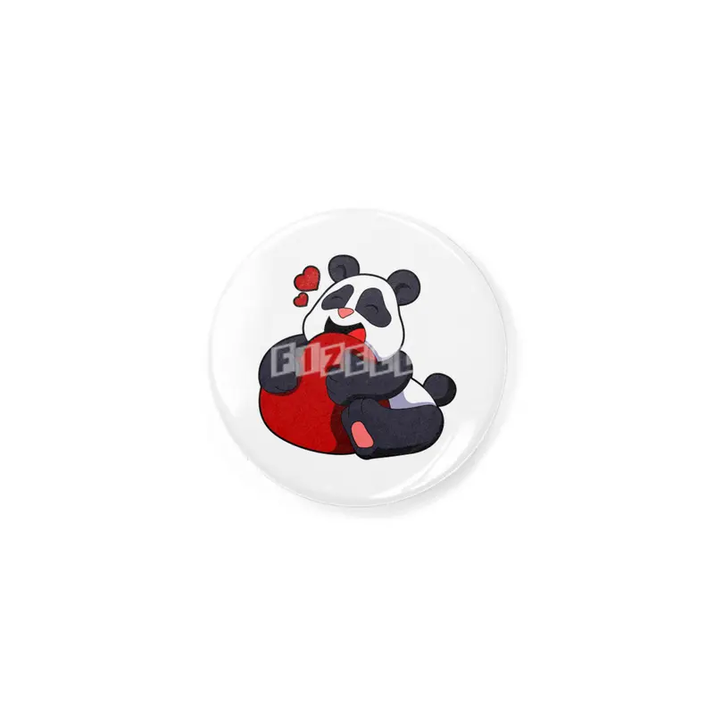 Panda - Love with Heart Rozet