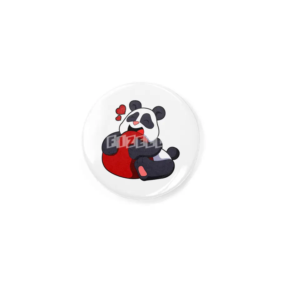 Panda - Love with Heart Rozet