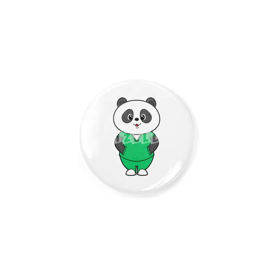 Panda as Nurse with Smock Rozet