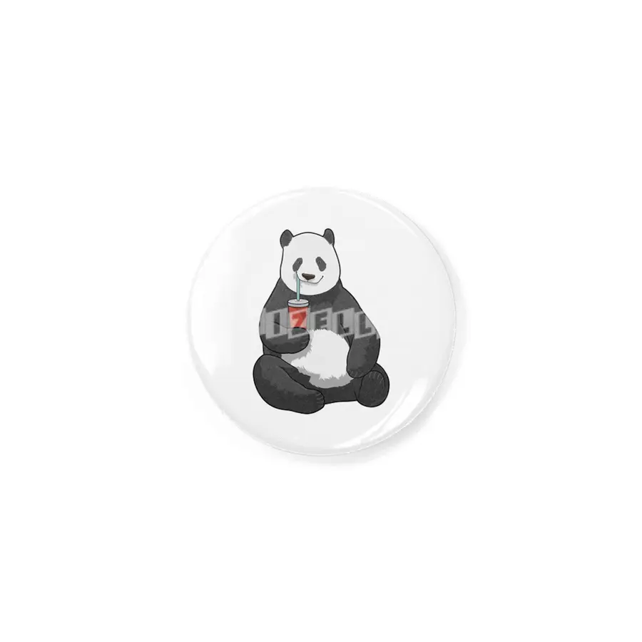 Panda with Drink Rozet