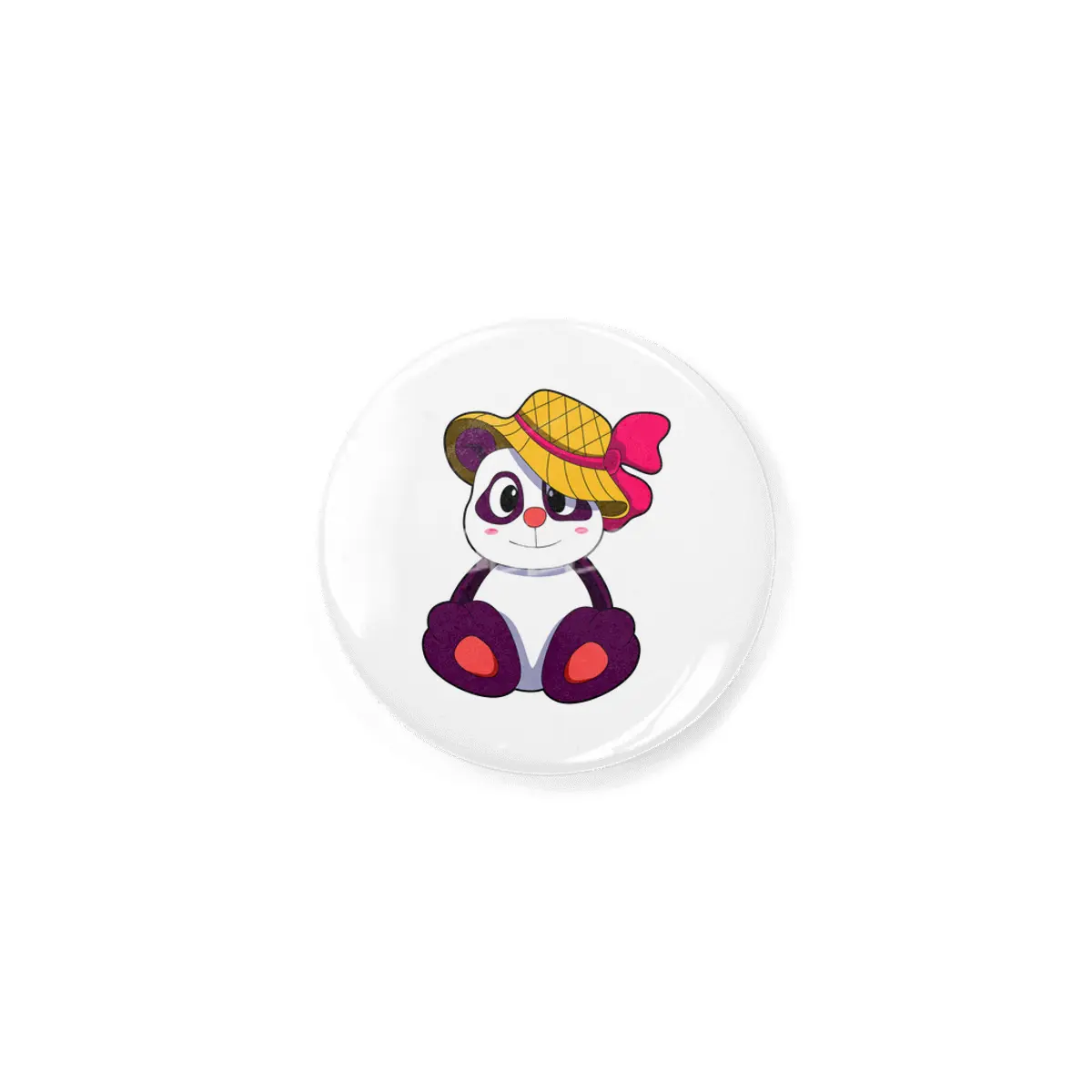 Panda with Hat Rozet