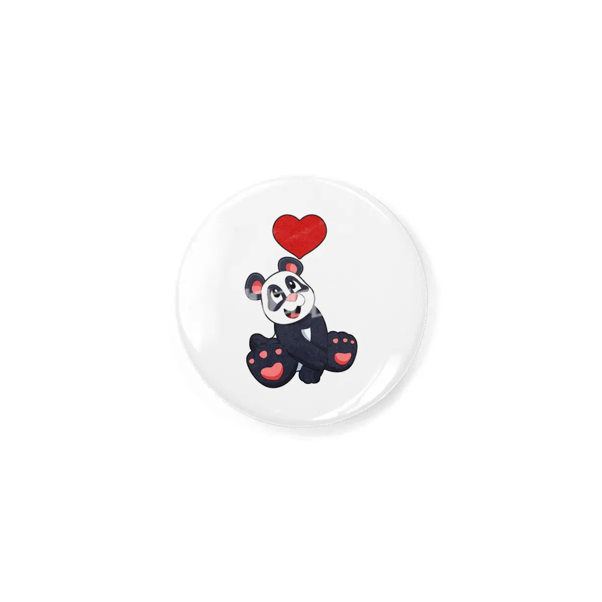 Panda with Heart Rozet