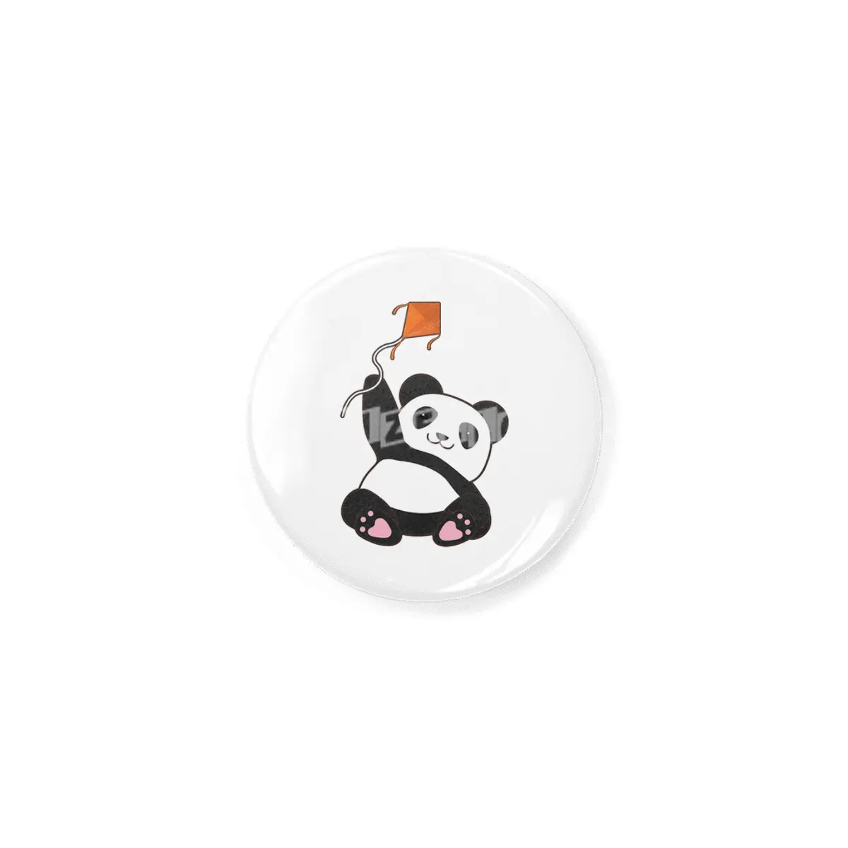Panda with Kite Rozet