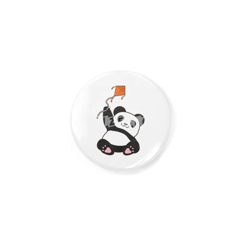 Panda with Kite Rozet