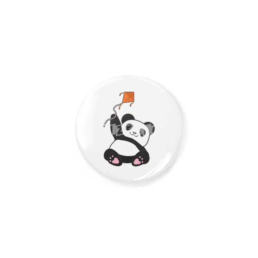 Panda with Kite Rozet