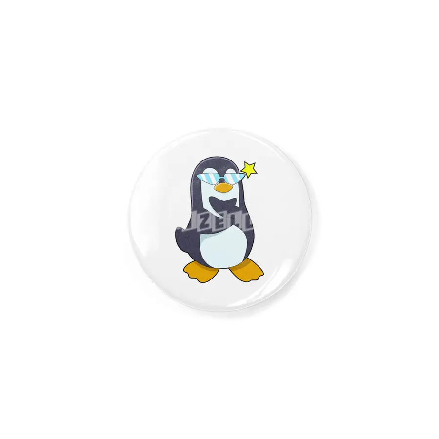 Penguin with Sunglasses Rozet