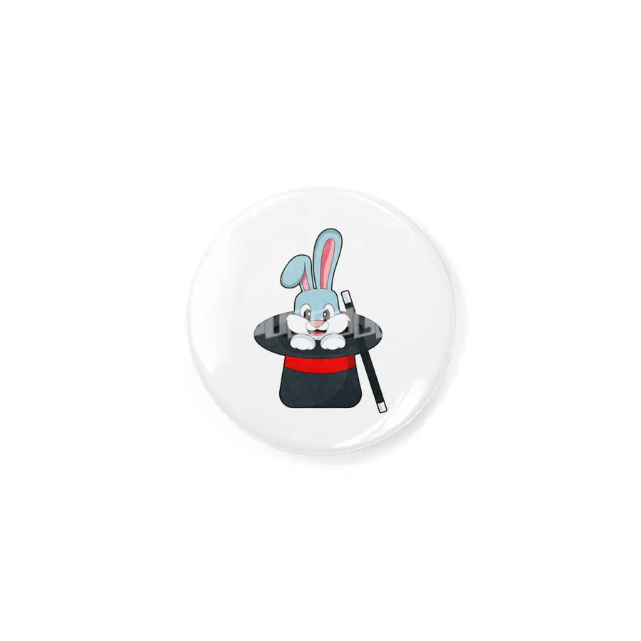 Rabbit at Magic with Wand & Hat Rozet