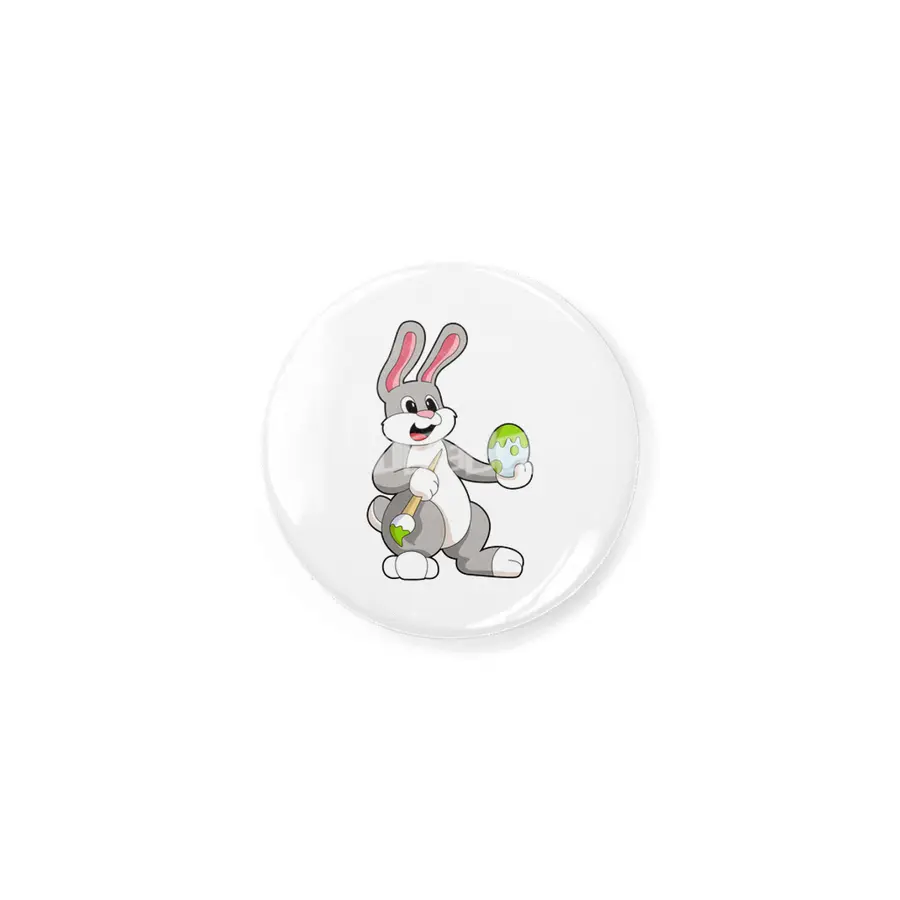 Rabbit at Painting with Egg Rozet