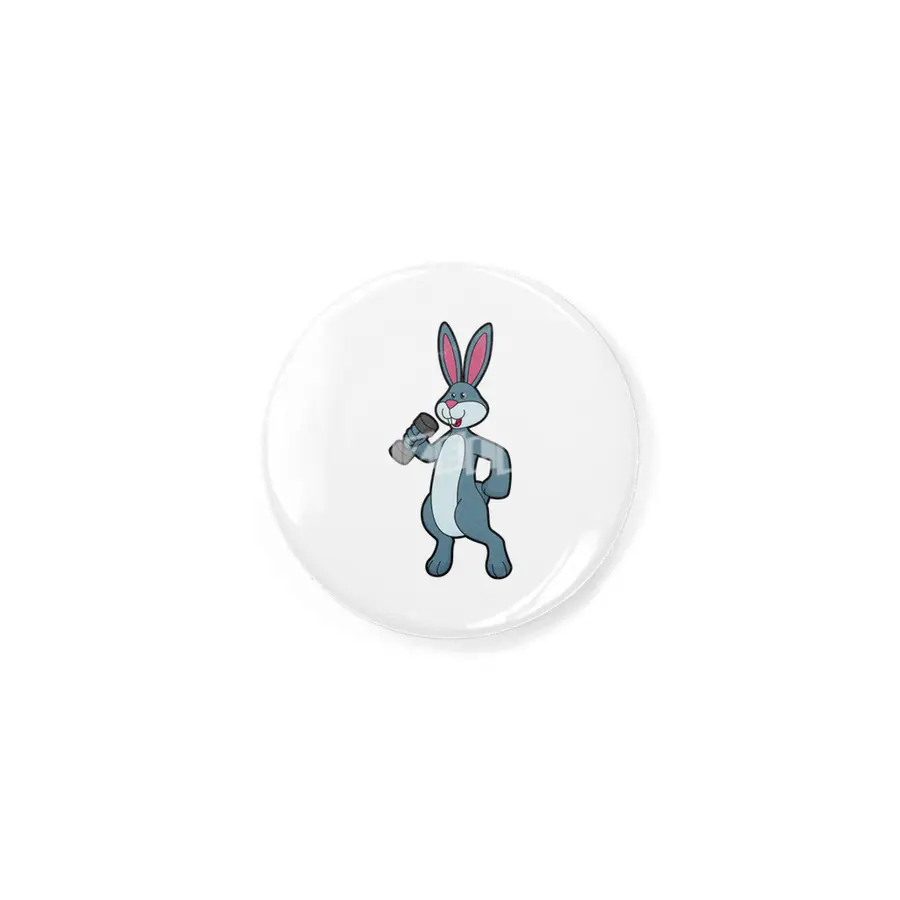 Rabbit at Strength training with Dumbbell Rozet