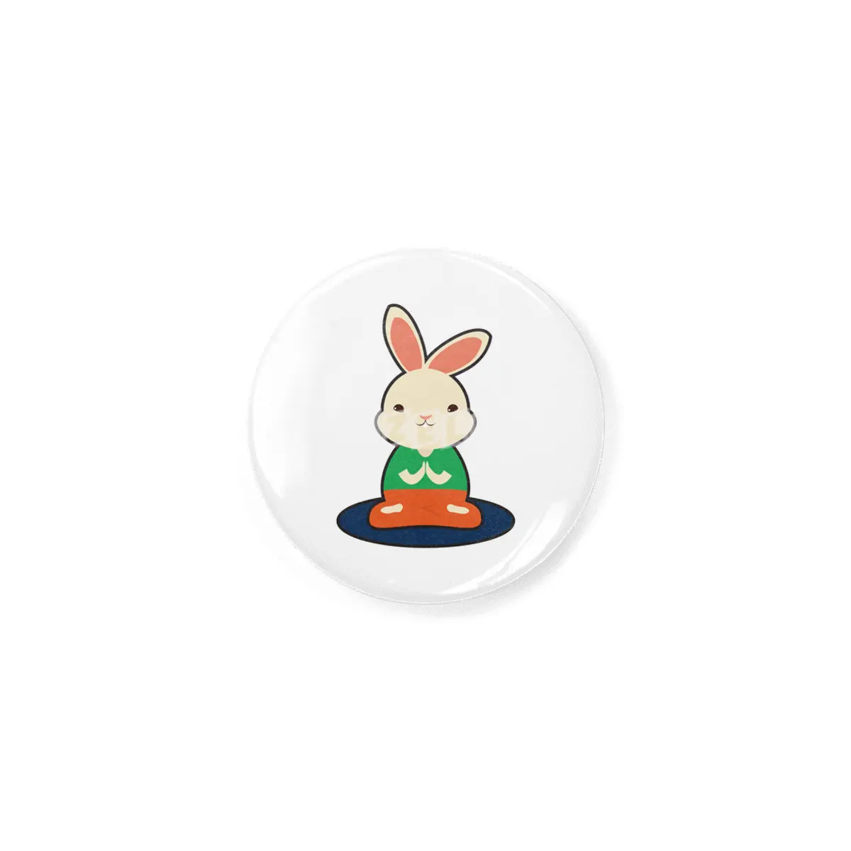 Rabbit at Yoga on Yoga mat Rozet