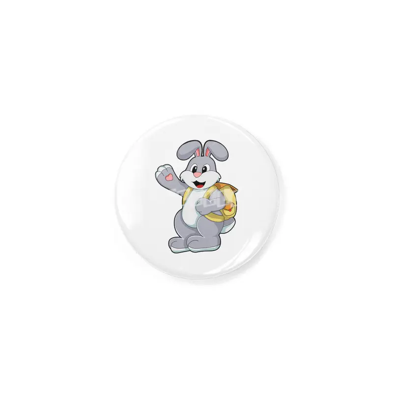 Rabbit with Backpack Rozet