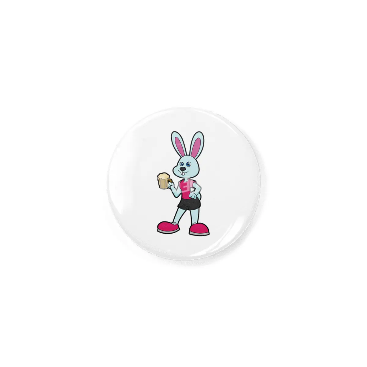 Rabbit with Beer mug Rozet