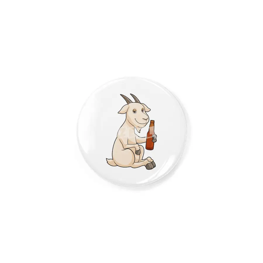 Goat with Bottle Beer Rozet