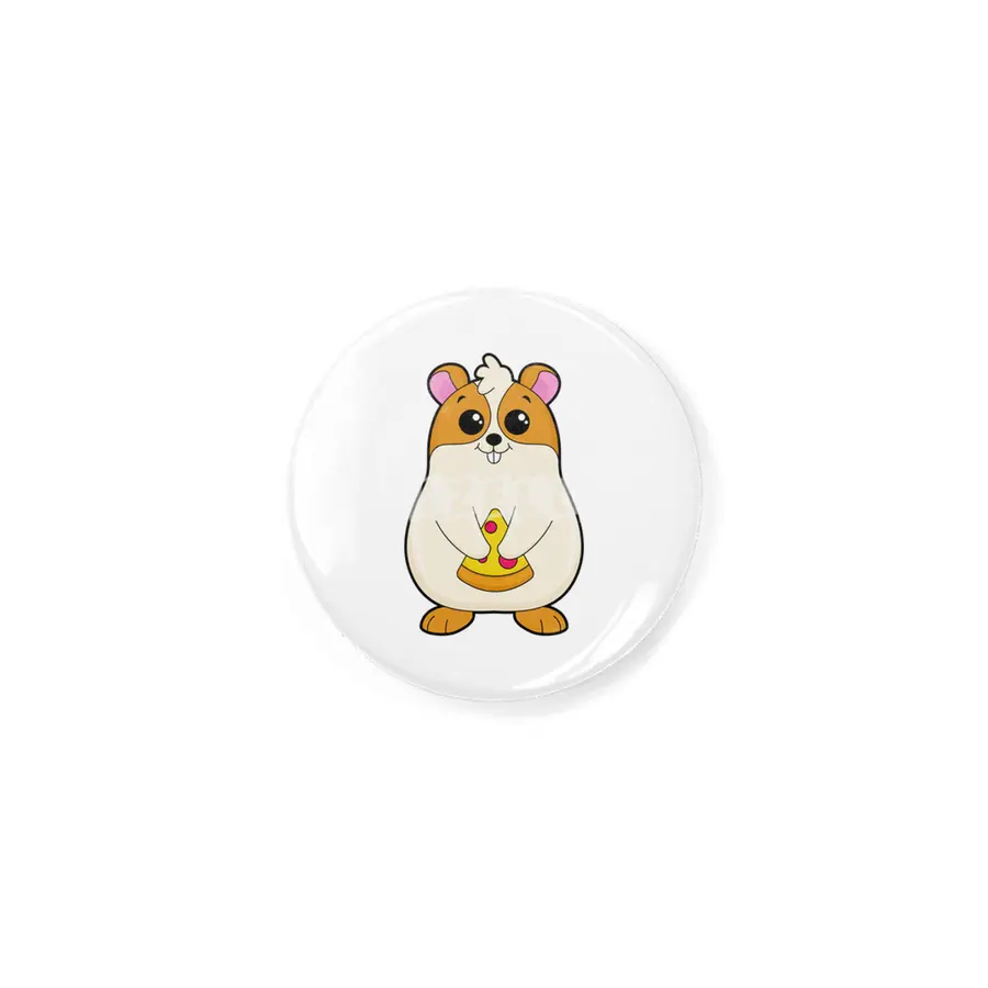 Hamster at Eating of Pizza Rozet